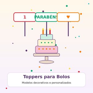 Toppers para Bolos