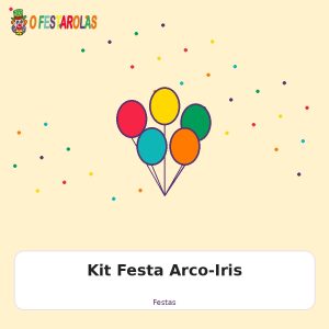 Kit Festa Arco-Íris