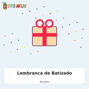 Lembrança de Batizado
